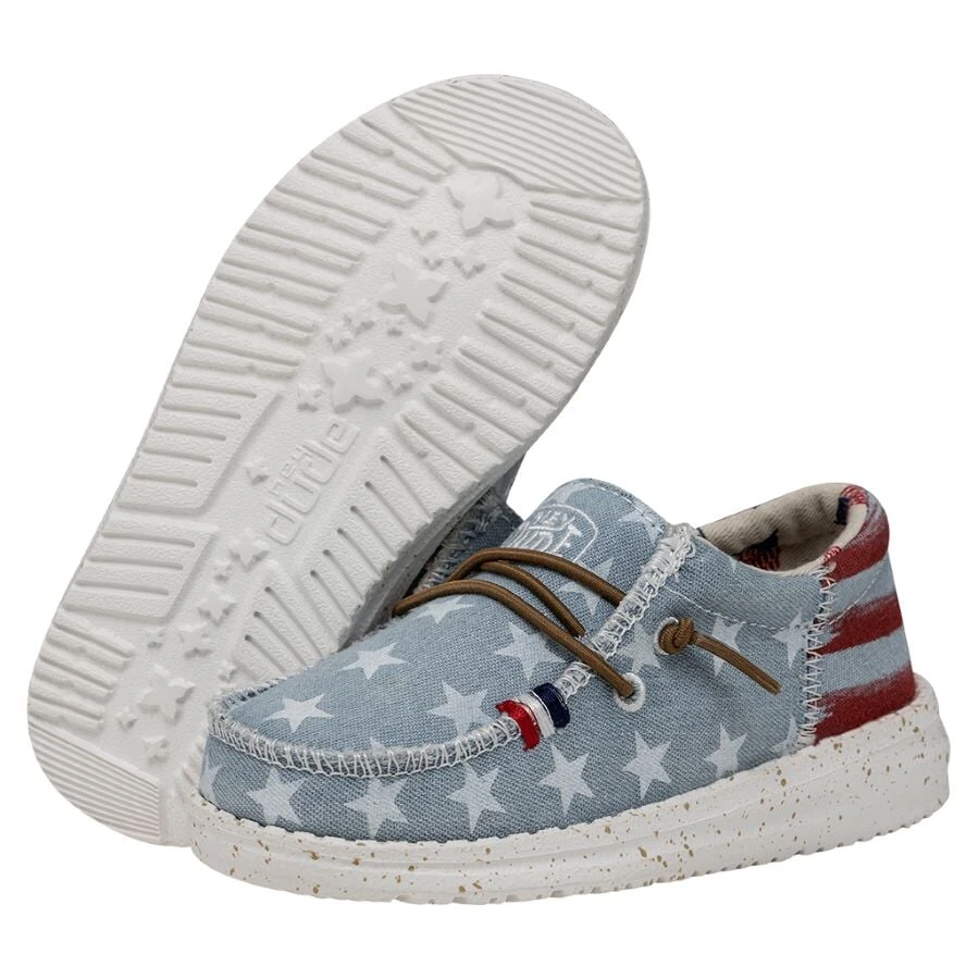 Wally Toddler Americana - Denim Star 3 Wally Toddler Americana - Denim Star - Image 3