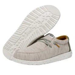 Wally Jersey - Taupe 8 Wally Jersey - Taupe -Shoe Trend Shop FW23 M 40169 214 WALLY JERSEY TAUPE LEFT PAIROUTSOLE