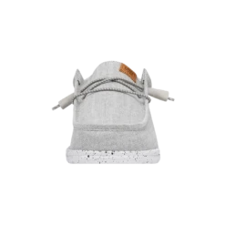 Wally Washed Canvas - Light Grey 9 Wally Washed Canvas - Light Grey -Shoe Trend Shop FW23 M 40296 007 WALLY WASHED CANVAS LIGHT GREY LEFT FRONT