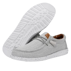 Wally Washed Canvas - Light Grey 8 Wally Washed Canvas - Light Grey -Shoe Trend Shop FW23 M 40296 007 WALLY WASHED CANVAS LIGHT GREY LEFT PAIROUTSOLE