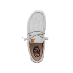 Wally Washed Canvas - Light Grey 11 Wally Washed Canvas - Light Grey -Shoe Trend Shop FW23 M 40296 007 WALLY WASHED CANVAS LIGHT GREY LEFT TOP