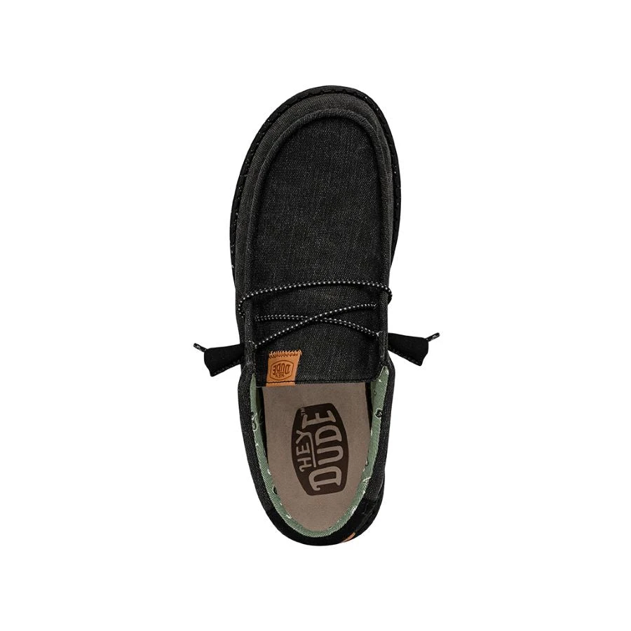 Wally Washed Canvas - Black/Black 6 Wally Washed Canvas - Black/Black - Image 6
