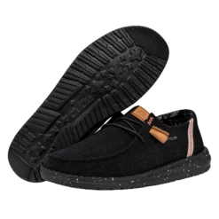 Wendy Washed Canvas - Black -Shoe Trend Shop FW23 W 40297 001 WENDY WASHED CANVAS BLACK LEFT PAIROUTSOLE