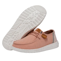Wendy Washed Canvas - Rose Dust 8 Wendy Washed Canvas - Rose Dust -Shoe Trend Shop FW23 W 40297 6WK WENDY WASHED CANVAS ROSE CLOUD LEFT PAIROUTSOLE