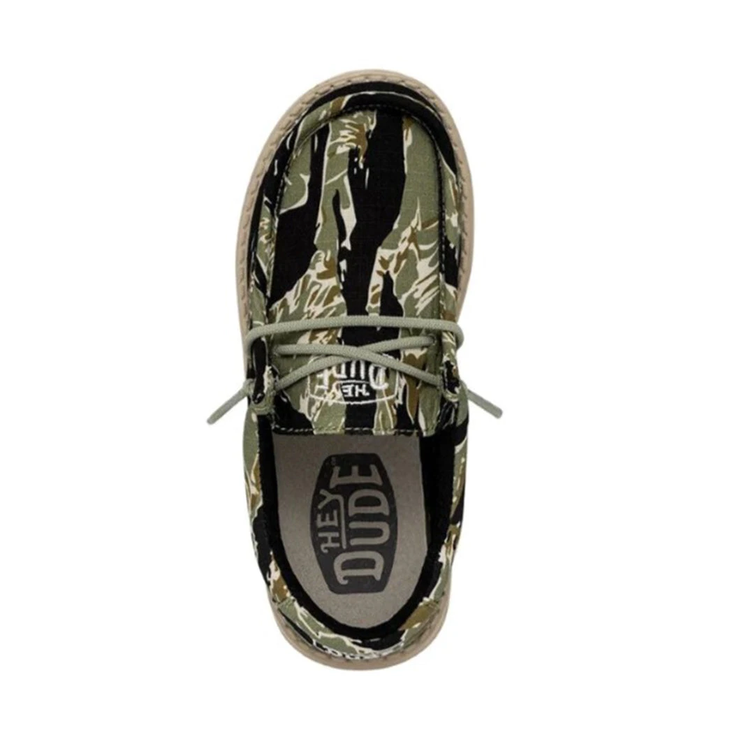 Heydude Hey Dude Wally Youth Ripstop Tiger Stripe Camo 5 Heydude Hey Dude Wally Youth Ripstop Tiger Stripe Camo - Image 5
