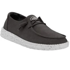 Heydude Hey Dude Women's Wendy Slub Canvas Dark Grey Shoes -Shoe Trend Shop Screenshot2023 05 12161304