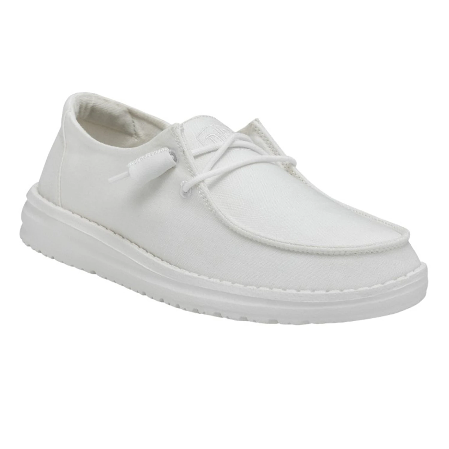 Heydude Hey Dude Women's Wendy Slub Canvas White Shoes 5 Heydude Hey Dude Women's Wendy Slub Canvas White Shoes - Image 5