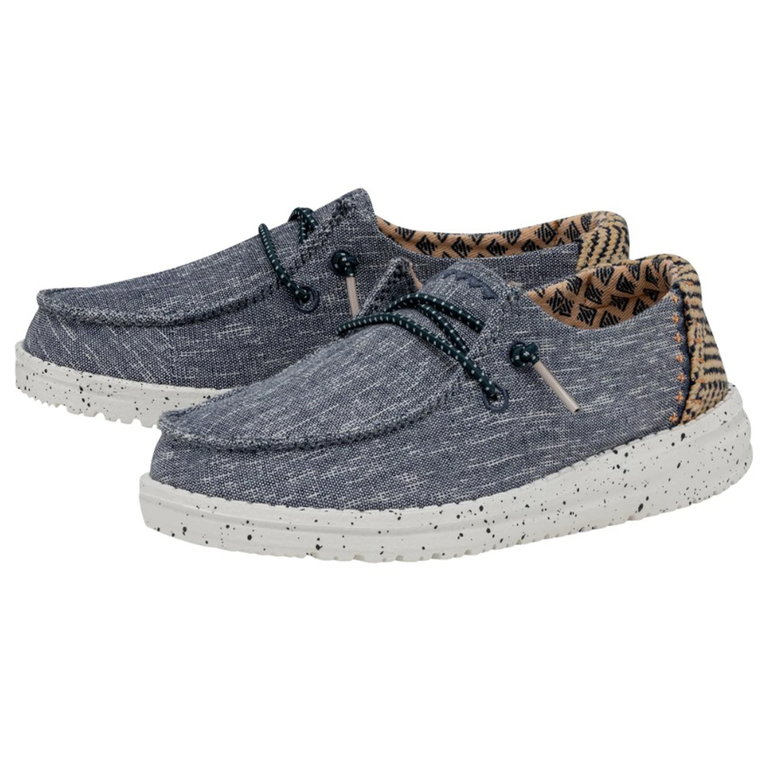 Heydude Hey Dude Youth Wendy Chambray Woven Lapis Blue 1 Heydude Hey Dude Youth Wendy Chambray Woven Lapis Blue