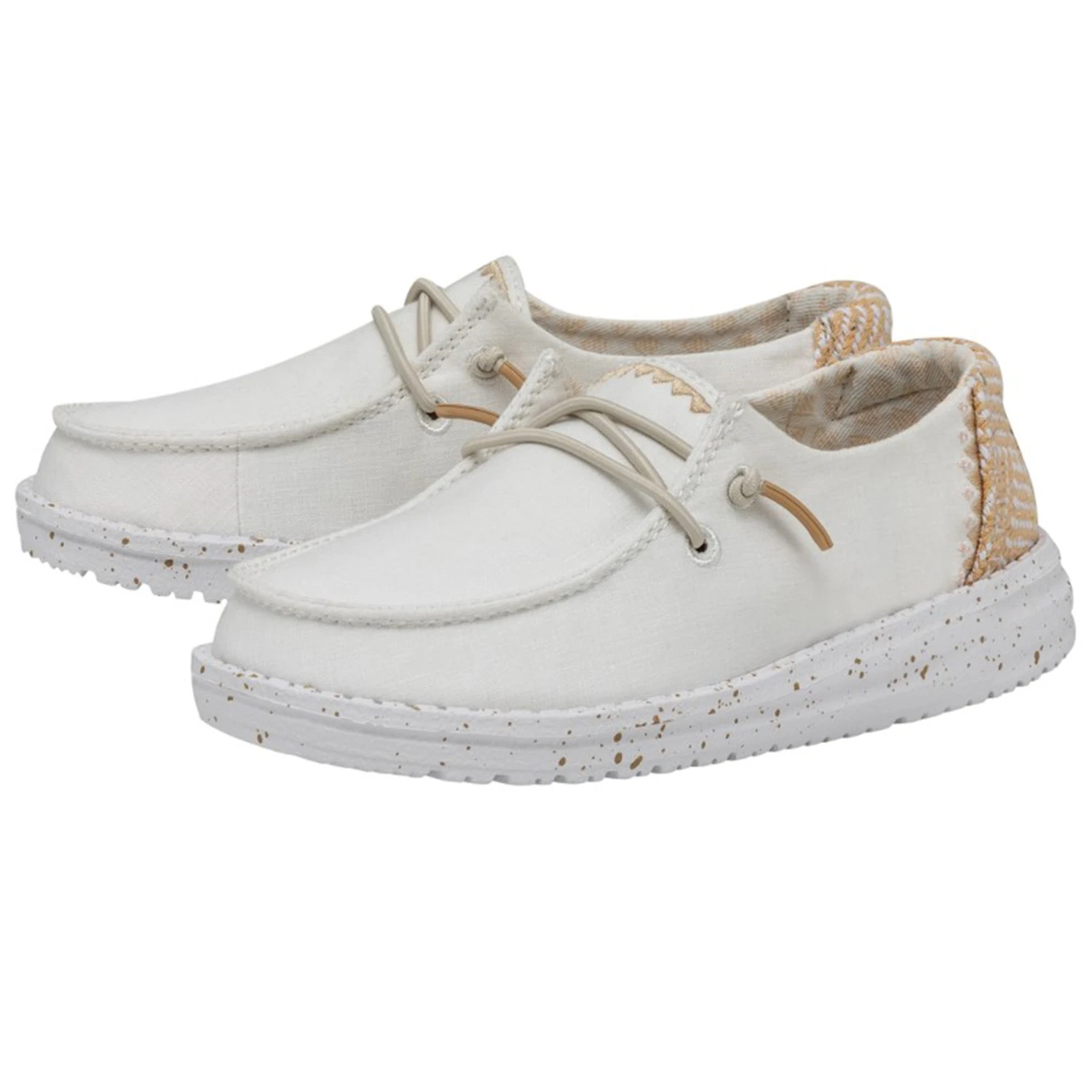 Heydude Hey Dude Youth Wendy Chambray Woven White Sand 1 Heydude Hey Dude Youth Wendy Chambray Woven White Sand