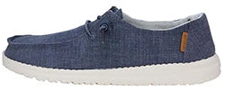 Heydude Hey Dude Chambray Navy & White Wendy Shoes 3 Heydude Hey Dude Chambray Navy & White Wendy Shoes - Image 3