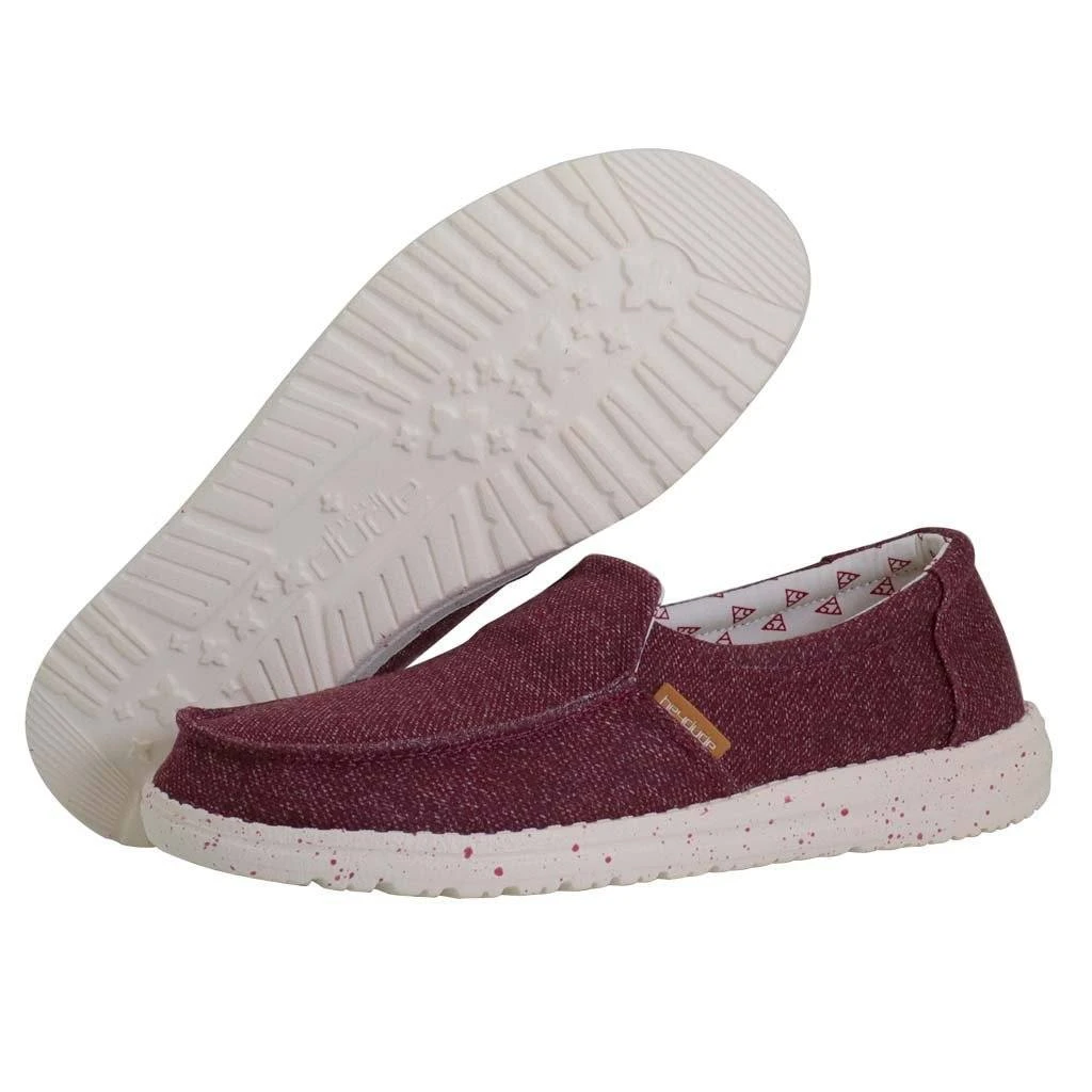 Heydude Hey Dude Misty Burgundy Slip On 1 Heydude Hey Dude Misty Burgundy Slip On