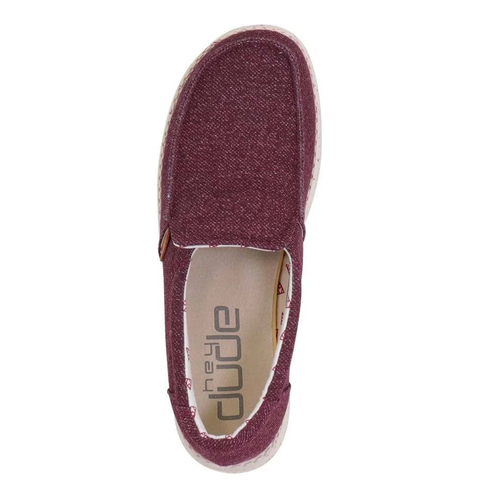 Heydude Hey Dude Misty Burgundy Slip On 4 Heydude Hey Dude Misty Burgundy Slip On - Image 4