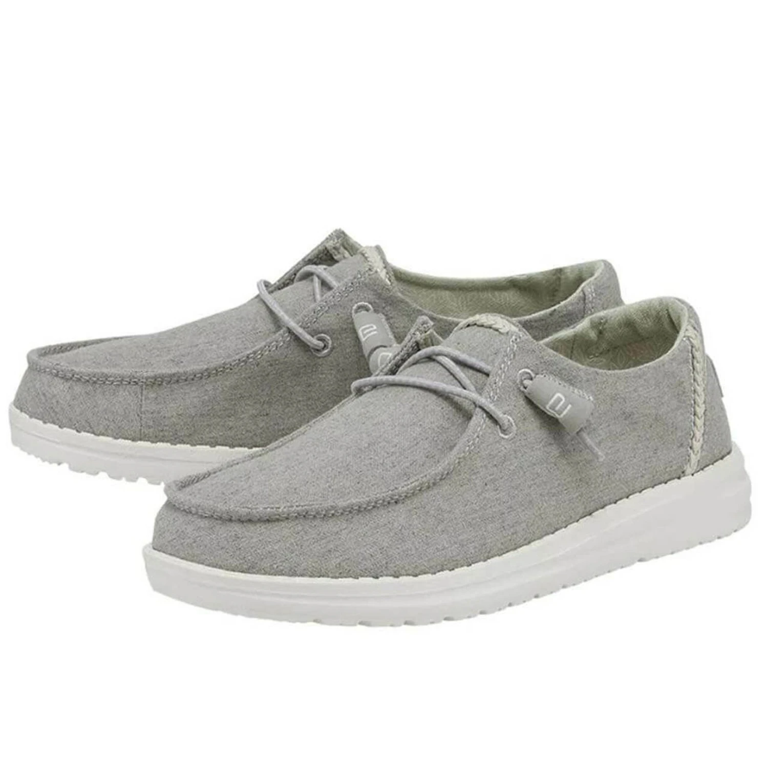 Heydude Hey Dude Youth Wendy Chambray Braid Grey Shoe 1 Heydude Hey Dude Youth Wendy Chambray Braid Grey Shoe