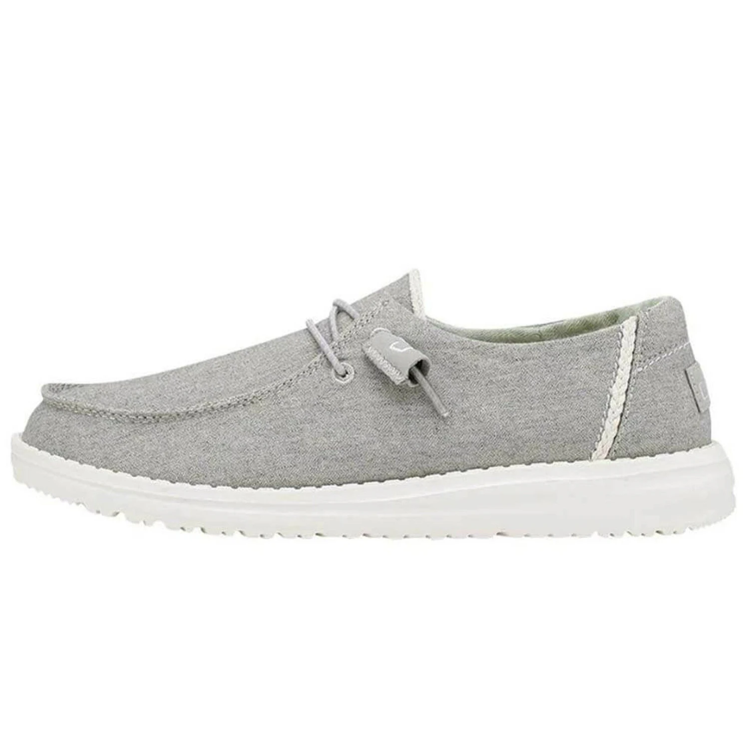 Heydude Hey Dude Youth Wendy Chambray Braid Grey Shoe 2 Heydude Hey Dude Youth Wendy Chambray Braid Grey Shoe - Image 2