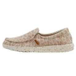 Heydude Hey Dude Misty Woven Tan Cheetah -Shoe Trend Shop wovenchpk1